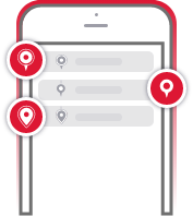 phone with waypoints and checklists